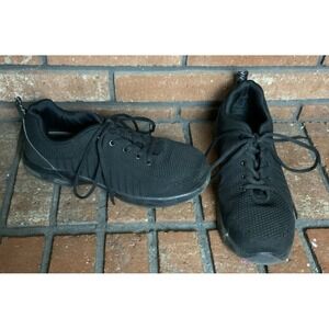 Black Safety Steel Toe Tennis Shoes‎ Lace Up G Shoe Unisex Size 6.5M/8.5W